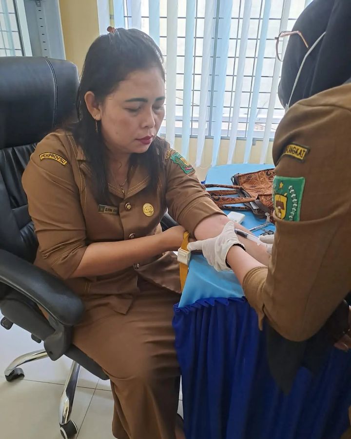 Sabtu, 24 Februari 2024 Melakukan Skrining Hepatitis kepada Nakes UPT Puskesmas Tanjung Langkat - (Ada 0 foto)